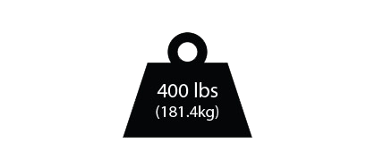 alt=Image of weight with Dragon A400 material weight