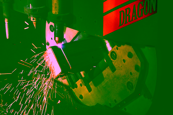 alt=A400 CNC Plasma Cutter Cutting Rectangle Tube