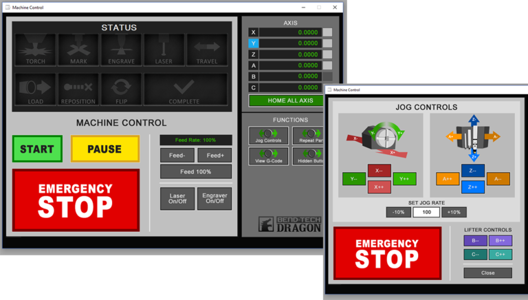 Dragon Machine Control
