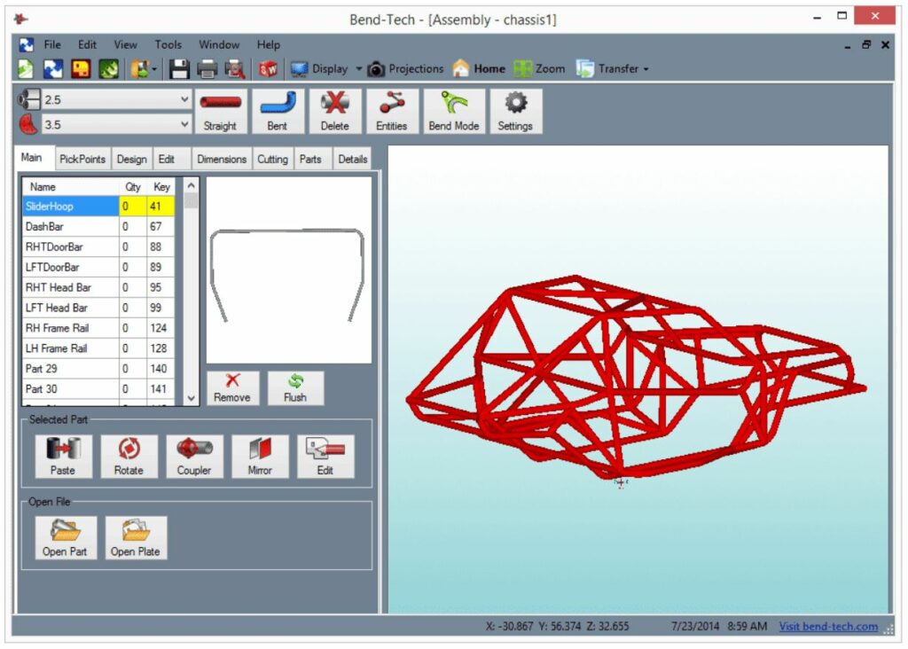 wire bending tool 2, 3D CAD Model Library