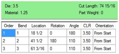 Basic Calculation Outptut