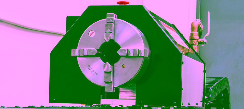 alt=Image of Bend-Tech Dragon A400 rear chuck